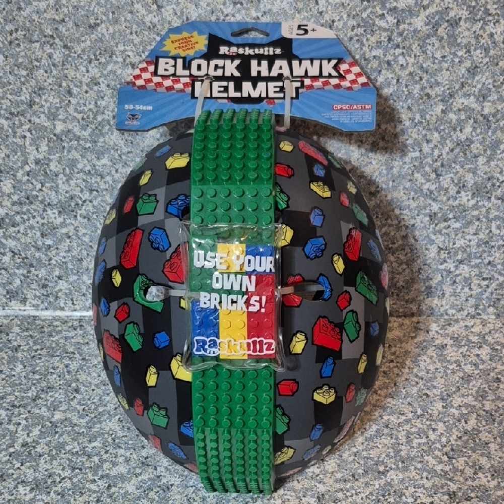 Rockkidz Block Hawk Kids Helmet - Multicolor